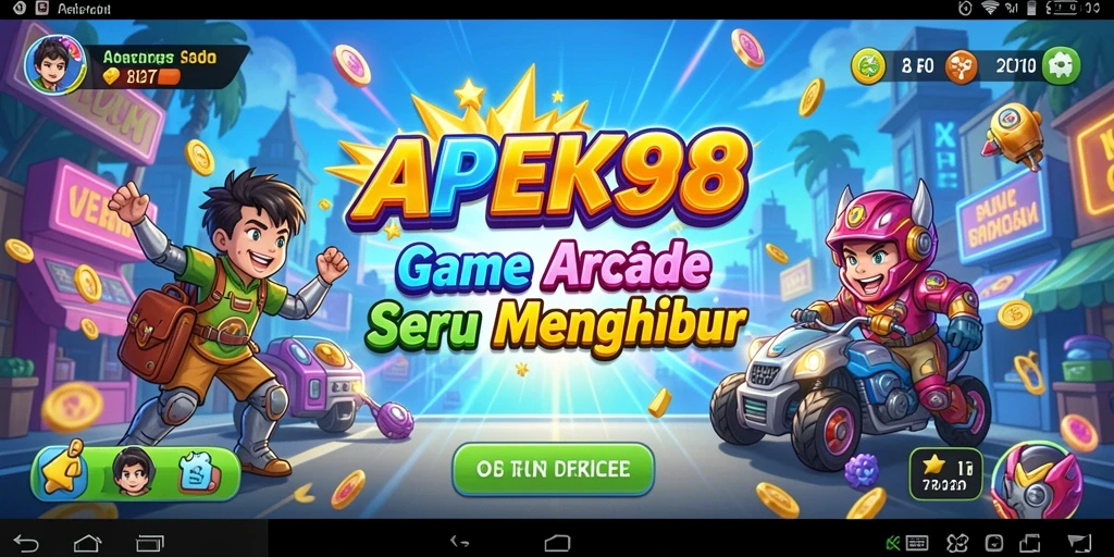 Screenshot menampilkan gameplay seru dalam APEK88 yang penuh warna.