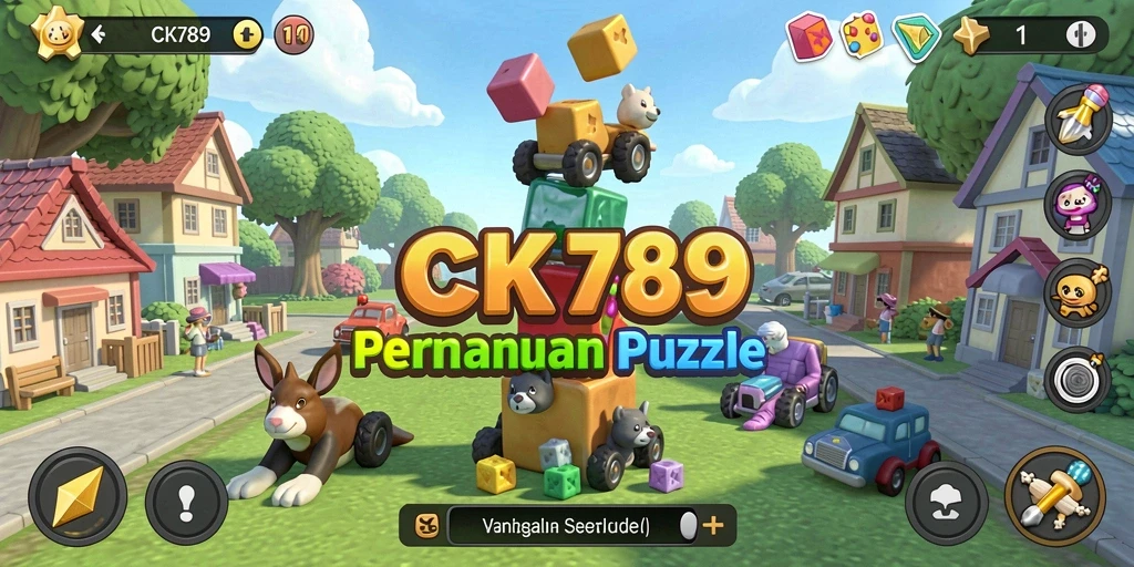 Screenshot CK789 menunjukkan gameplay seru dalam menyelesaikan teka-teki Puzzle.
