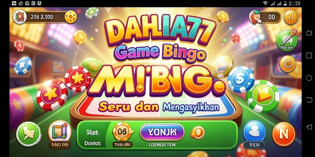 Tampilan menarik dari gameplay Bingo DAHLIA77 yang mengasyikkan.