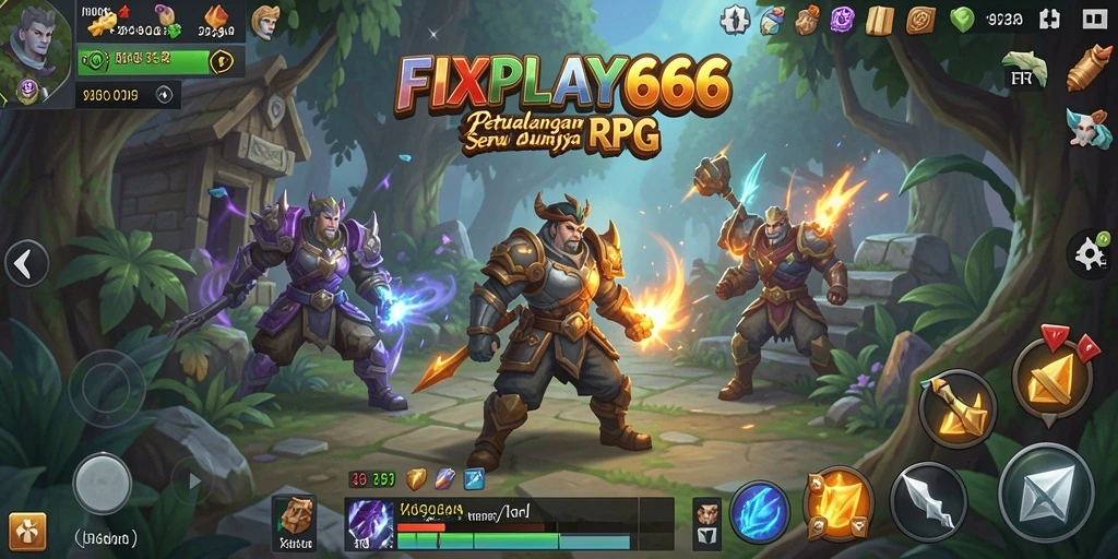 Tampilan aksi seru dalam gameplay FIXPLAY666 yang penuh strategi.