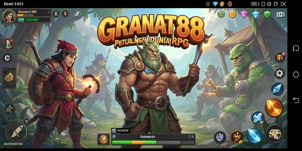 Tampilan gameplay RPG yang mengesankan dan menantang.