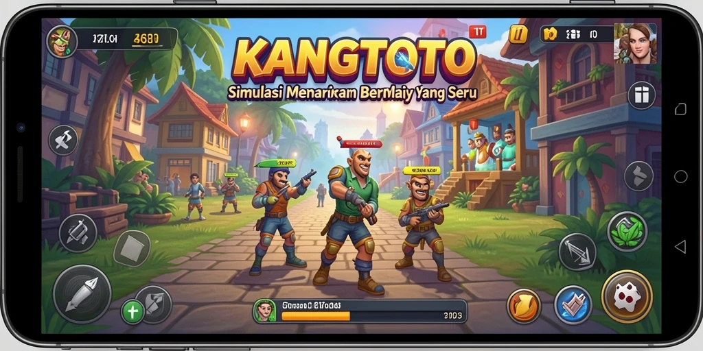 Screenshot gameplay KANGTOTO yang menampilkan aksi dan strategi seru.