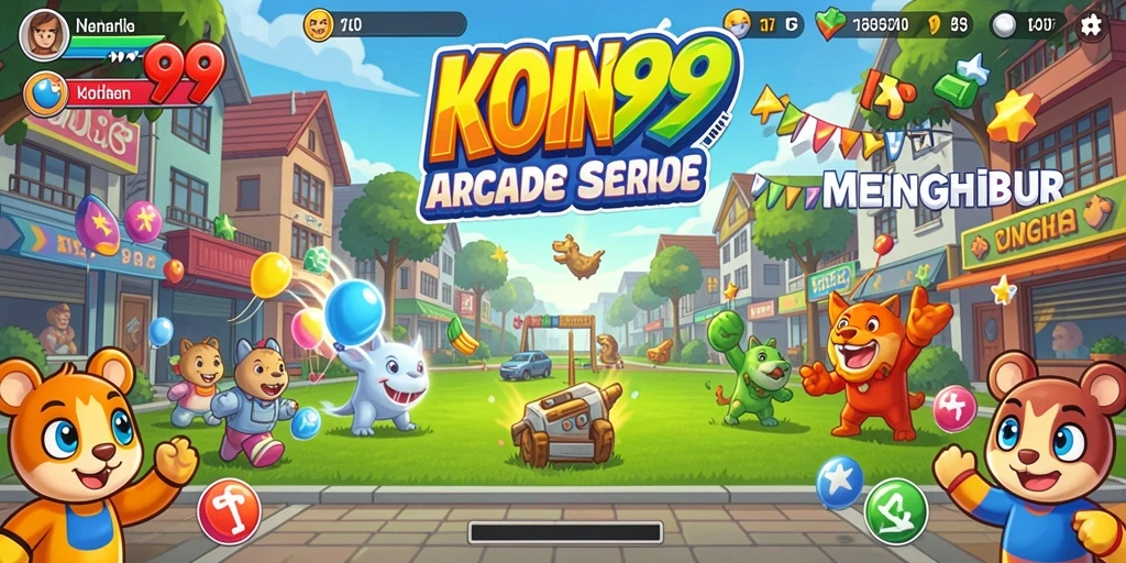 Gameplay seru KOIN99 dengan tantangan Arcade yang menegangkan.