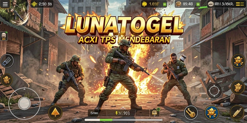 Gameplay LUNATOGEL yang menegangkan dengan pertempuran intens.