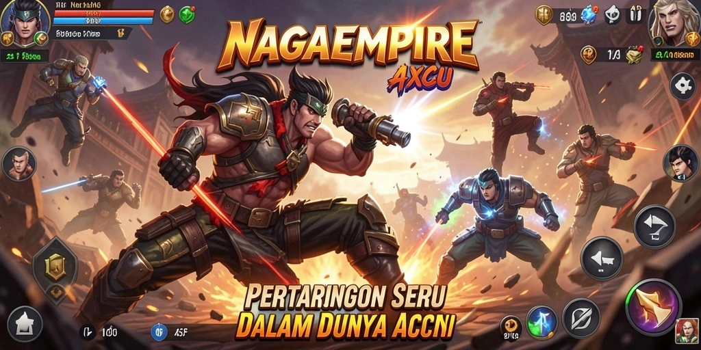 Gameplay seru di NAGAEMPIRE dengan pertarungan epik dan grafis menakjubkan.