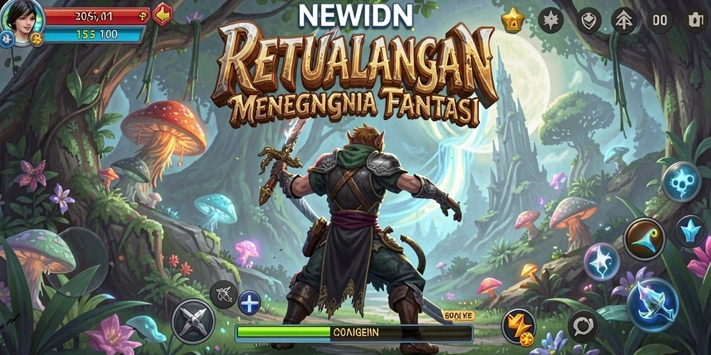 Screenshot gameplay <strong>NEWIDN</strong> menampilkan aksi seru di dunia petualangan.