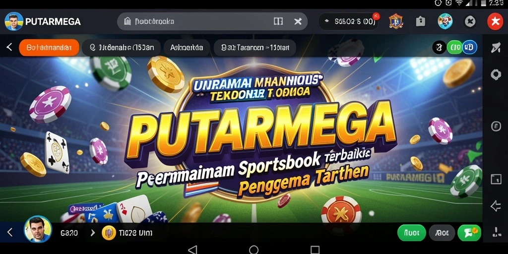 Screenshot PUTARMEGA menunjukkan antarmuka taruhan yang menarik dan mudah digunakan.