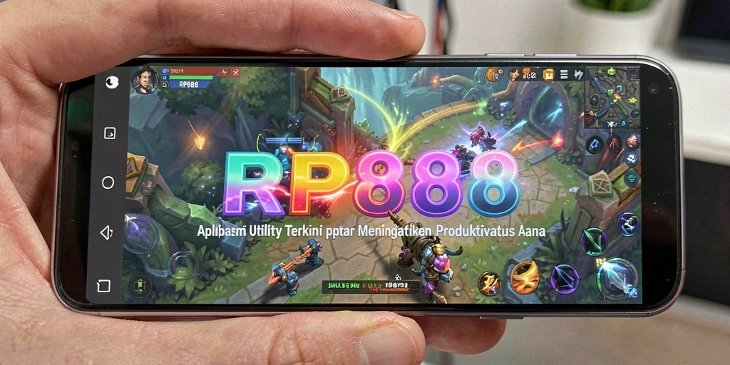 Tampilan antarmuka aplikasi Utility RP888 yang modern dan menyenangkan.