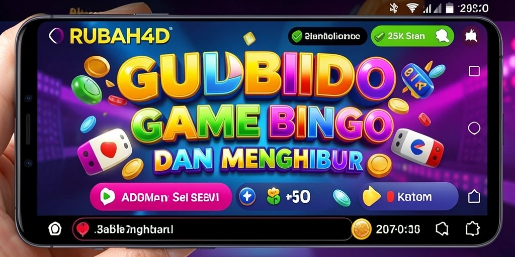 Tampilan gameplay seru Bingo di RUBAH4D.
