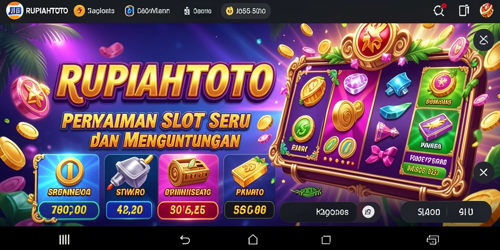 Gameplay menarik RUPIAHTOTO saat bermain slot yang seru.