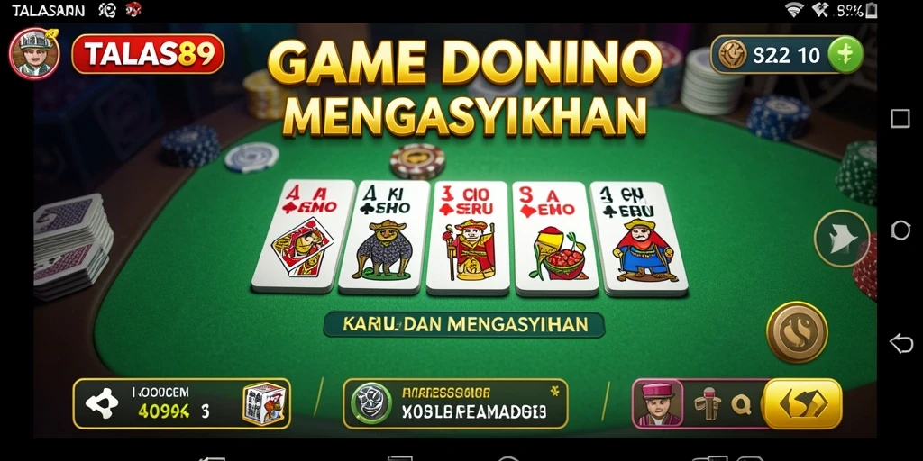 Tampilan gameplay seru dan interaktif dalam TALAS89.