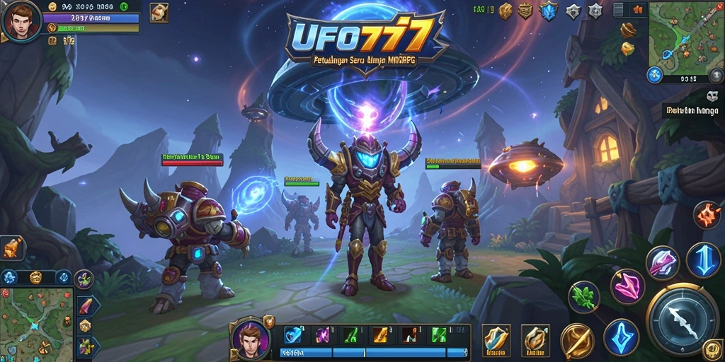 Screenshot dari gameplay epik di UFO777 dengan grafis menakjubkan.